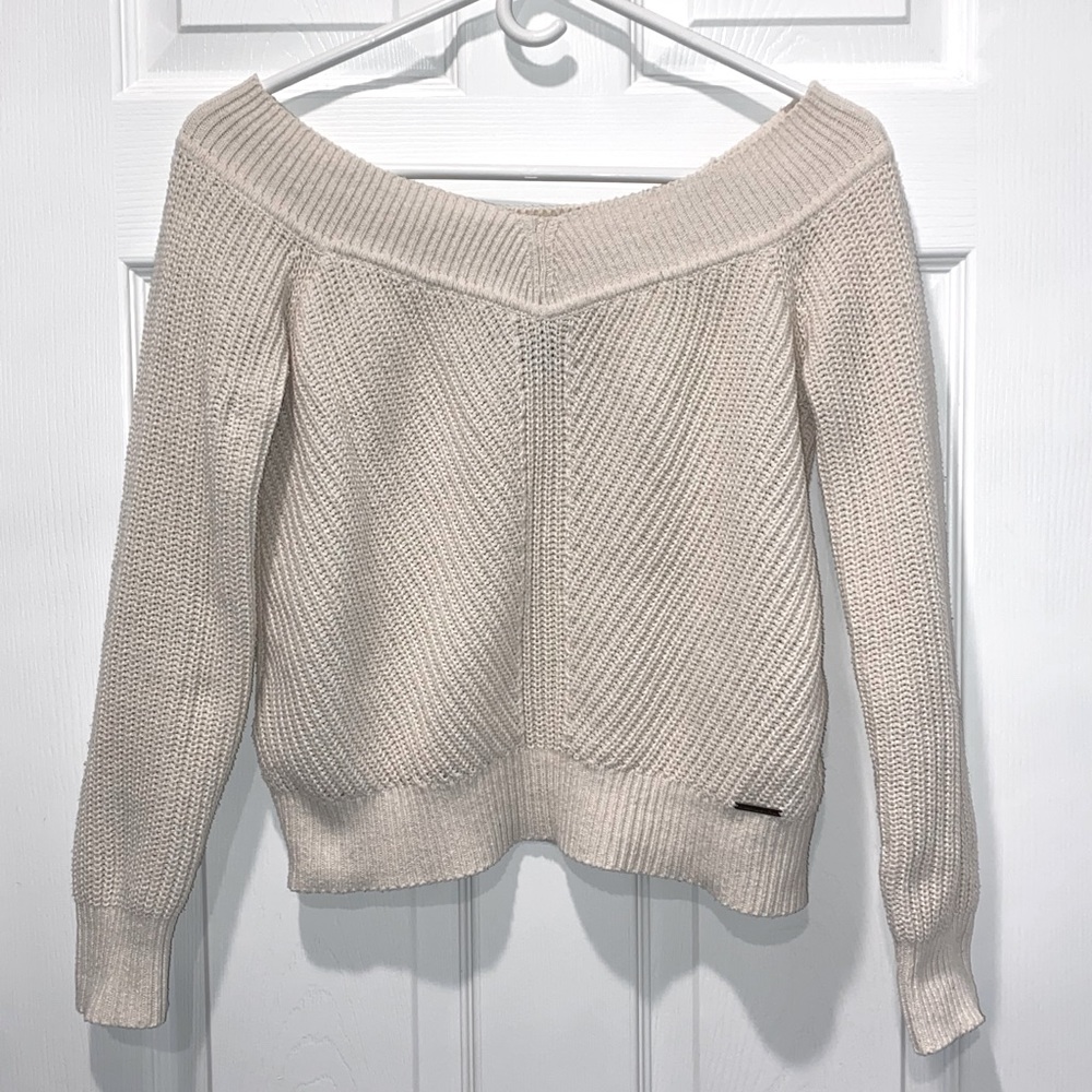 Off the shoulder Abercrombie sweater